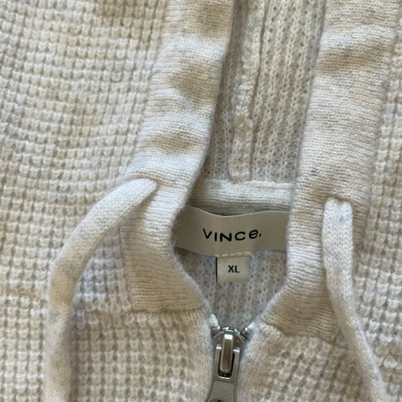 vince cashmere zip up hoodie - Picture 2 of 4